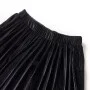 Falda plisada infantil lúrex negro 140 de vidaXL, Pantalones de niños - Ref: Foro24-14876, Precio: 12,22 €, Descuento: %