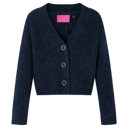 Rebeca de punto infantil azul marino 92 de vidaXL, Camisetas para niños - Ref: Foro24-14952, Precio: 13,36 €, Descuento: %