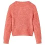 Rebeca de punto infantil rosa medio 116 de vidaXL, Camisetas para niños - Ref: Foro24-14959, Precio: 13,36 €, Descuento: %