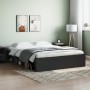 Estructura de cama negra 150x200 cm de vidaXL, Camas y somieres - Ref: Foro24-3203867, Precio: 145,68 €, Descuento: %