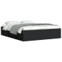 Estructura de cama negra 150x200 cm de vidaXL, Camas y somieres - Ref: Foro24-3203867, Precio: 145,68 €, Descuento: %