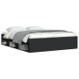 Estructura de cama negra 150x200 cm de vidaXL, Camas y somieres - Ref: Foro24-3203867, Precio: 145,68 €, Descuento: %