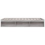 Estructura de cama gris Sonoma 150x200 cm de vidaXL, Camas y somieres - Ref: Foro24-3203871, Precio: 139,37 €, Descuento: %