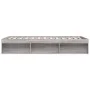 Estructura de cama gris Sonoma 150x200 cm de vidaXL, Camas y somieres - Ref: Foro24-3203871, Precio: 137,71 €, Descuento: %