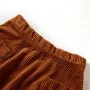 Falda infantil con bolsillos pana color coñac 92 de vidaXL, Pantalones de niños - Ref: Foro24-13879, Precio: 11,71 €, Descuen...