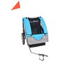 Remolque para bicicletas gris y azul 30 kg de vidaXL, Remolques para bicicletas - Ref: Foro24-91373, Precio: 198,48 €, Descue...