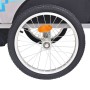 Remolque para bicicletas gris y azul 30 kg de vidaXL, Remolques para bicicletas - Ref: Foro24-91373, Precio: 198,48 €, Descue...