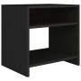 Mesita de noche madera contrachapada negro 40x30x40 cm de vidaXL, Mesitas de noche - Ref: Foro24-800011, Precio: 30,04 €, Des...