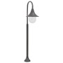 Farola de jardín de aluminio color bronce E27 120 cm de vidaXL, Iluminación de exterior - Ref: Foro24-44211, Precio: 53,76 €,...
