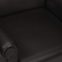 Sillón butaca de cuero auténtico negro en Sillones | Comprar online en Foru.es