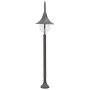 Farola de jardín de aluminio color bronce E27 120 cm de vidaXL, Iluminación de exterior - Ref: Foro24-44211, Precio: 53,76 €,...