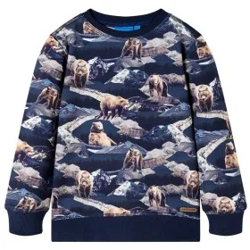 Sudadera infantil azul marino 104 de vidaXL, Camisetas para niños - Ref: Foro24-12785, Precio: 12,41 €, Descuento: %