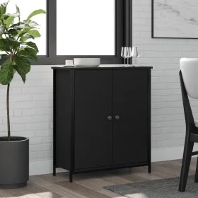 Aparador de madera de ingeniería negro 70x30x80 cm by vidaXL, Sideboards - Ref: Foro24-835534, Price: 64,88 €, Discount: %