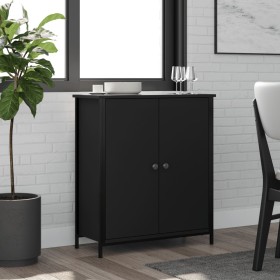 Aparador de madera de ingeniería negro 70x30x80 cm de vidaXL, Aparadores - Ref: Foro24-835534, Precio: 62,91 €, Descuento: %