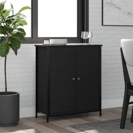 Aparador de madera de ingeniería negro 70x30x80 cm de vidaXL, Aparadores - Ref: Foro24-835534, Precio: 62,91 €, Descuento: %