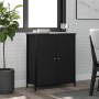 Aparador de madera de ingeniería negro 70x30x80 cm de vidaXL, Aparadores - Ref: Foro24-835534, Precio: 62,91 €, Descuento: %