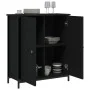 Aparador de madera de ingeniería negro 70x30x80 cm by vidaXL, Sideboards - Ref: Foro24-835534, Price: 64,88 €, Discount: %