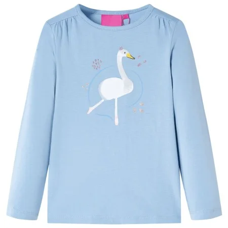 Camiseta infantil de manga larga azul claro 92 de vidaXL, Camisetas para niños - Ref: Foro24-13699, Precio: 8,77 €, Descuento: %
