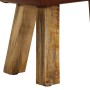Banco potro gimnasio cuero auténtico madera mango marrón 38 cm en Bancos de comedor y cocina | Comprar online en Foru.es