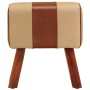 Banco potro gimnasio cuero auténtico madera mango marrón 38 cm en Bancos de comedor y cocina | Comprar online en Foru.es