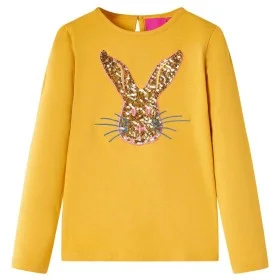 Camiseta infantil de manga larga color ocre 140 de vidaXL, Camisetas para niños - Ref: Foro24-13968, Precio: 10,13 €, Descuen...