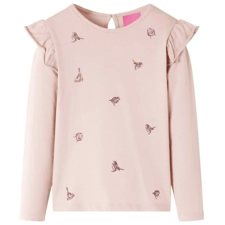 Camiseta infantil de manga larga rosa 104 de vidaXL, Camisetas para niños - Ref: Foro24-14345, Precio: 8,52 €, Descuento: %