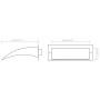 Fuente de piscina de acero inoxidable plateada 30x9x26 cm de vidaXL, Fuentes y cascadas - Ref: Foro24-43691, Precio: 85,05 €,...