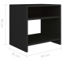 Mesita de noche madera contrachapada negro 40x30x40 cm de vidaXL, Mesitas de noche - Ref: Foro24-800011, Precio: 30,04 €, Des...