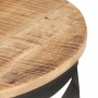 Mesa de centro de madera de mango rugosa Ø68x43 cm en Mesas de centro | Comprar online en Foru.es