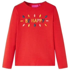 Camiseta infantil de manga larga rojo 104 de vidaXL, Camisetas para niños - Ref: Foro24-13715, Precio: 8,45 €, Descuento: %