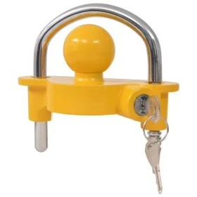 Steel and aluminum alloy trailer lock with 2 keys by vidaXL, Closures for vehicle trailer hitches - Ref: Foro24-142675, Price...