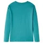 Camiseta infantil de manga larga aguamarina oscuro 128 de vidaXL, Camisetas para niños - Ref: Foro24-13357, Precio: 9,55 €, D...