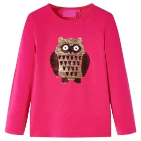 Camiseta infantil de manga larga rosa brillante 104 de vidaXL, Camisetas para niños - Ref: Foro24-13795, Precio: 8,92 €, Desc...