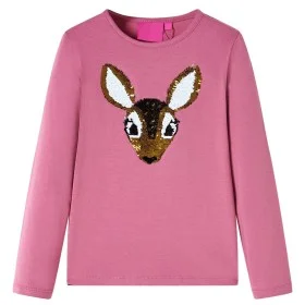 Camiseta infantil de manga larga frambuesa 104 de vidaXL, Camisetas para niños - Ref: Foro24-14190, Precio: 10,56 €, Descuent...