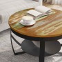 Mesa de centro de madera maciza reciclada Ø68x43 cm en Mesas de centro | Comprar online en Foru.es