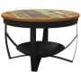 Mesa de centro de madera maciza reciclada Ø68x43 cm en Mesas de centro | Comprar online en Foru.es