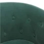 Sillón con taburete terciopelo verde oscuro de vidaXL, Sillones - Ref: Foro24-356480, Precio: 200,79 €, Descuento: %