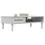 Mesa de centro SENJA aspecto ratán madera blanco 100x55x33 cm de vidaXL, Mesas de centro - Ref: Foro24-358047, Precio: 70,82 ...