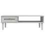 Mesa de centro SENJA aspecto ratán madera blanco 100x55x33 cm de vidaXL, Mesas de centro - Ref: Foro24-358047, Precio: 70,82 ...