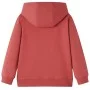 Sudadera infantil con capucha rojo tostado 116 de vidaXL, Camisetas para niños - Ref: Foro24-13011, Precio: 13,16 €, Descuent...