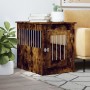 Jaula para perros madera ingeniería roble ahumado 55x80x68 cm de vidaXL, Casetas para perros - Ref: Foro24-838327, Precio: 87...