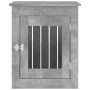 Jaula para perros madera ingeniería gris hormigón 55x75x65 cm de vidaXL, Casetas para perros - Ref: Foro24-838319, Precio: 89...