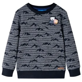 Sudadera infantil azul marino mélange 92 de vidaXL, Camisetas para niños - Ref: Foro24-13149, Precio: 13,30 €, Descuento: %