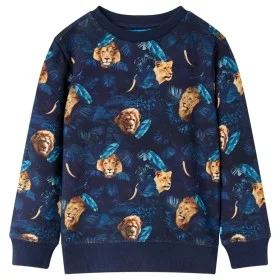 Sudadera infantil azul marino 104 de vidaXL, Camisetas para niños - Ref: Foro24-13315, Precio: 12,91 €, Descuento: %