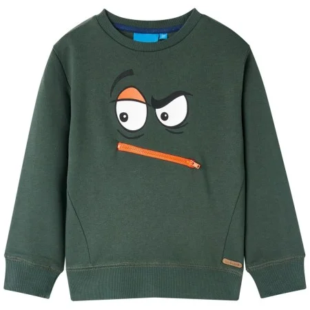 Sudadera infantil verde oscuro 92 de vidaXL, Camisetas para niños - Ref: Foro24-13374, Precio: 11,43 €, Descuento: %