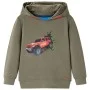 Sudadera infantil con capucha color caqui 140 de vidaXL, Camisetas para niños - Ref: Foro24-13388, Precio: 14,54 €, Descuento: %
