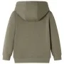 Sudadera infantil con capucha color caqui 140 de vidaXL, Camisetas para niños - Ref: Foro24-13388, Precio: 14,54 €, Descuento: %