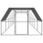 Jaula gallinero de exterior de acero galvanizado 3x12x2 m de vidaXL, Jaulas y habitáculos para animales pequeños - Ref: Foro2...