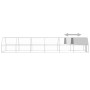 Jaula gallinero de exterior de acero galvanizado 3x12x2 m de vidaXL, Jaulas y habitáculos para animales pequeños - Ref: Foro2...