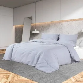 Gray light microfiber duvet cover set 200x220 cm by vidaXL, Duvet covers - Ref: Foro24-135961, Price: 24,48 €, Discount: %